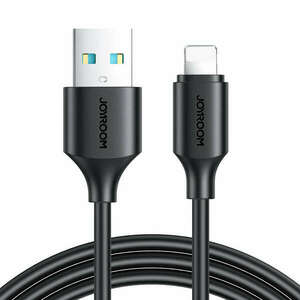 Joyroom USB töltő / adatkábel - Lightning 2.4A 1m fekete (S-UL012A9) kép