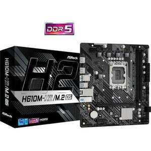 ASRock H610M-H2/M.2 D5 alaplap (90-MXBML0-A0UAY) (90-MXBML0-A0UAY) kép