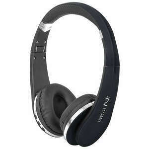 Trevi DJ 1200 BT Bluetooth fejhallgató mikrofonnal, fekete színben kép
