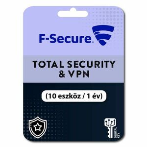 F-Secure Total Security & VPN (10 eszköz / 1 év) kép