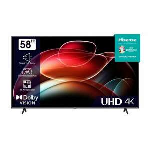 Hisense 58" 58A6K 4K UHD Smart LED Televízió, 147 cm, Dolby Vision HDR kép
