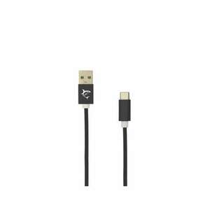 White Shark ADDER-2 USB-A - TYPE-C (M-M) kábel, 2m, fekete kép