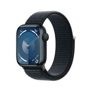 Apple Watch S9 GPS 45mm Midnight Alu Case w Midnight Sport Loop kép