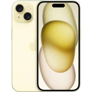 Apple iPhone 15 6, 1" 5G 6/128GB sárga okostelefon kép