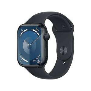 Apple Watch Series 9 GPS 45mm éjfekete alumíniumtok, éjfekete spo... kép