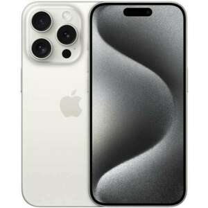 Apple iPhone 15 Pro 5G MTV43SX/A 8GB 256GB Dual SIM Fehér Okostelefon kép