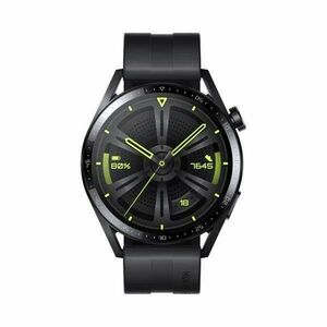 SMW Huawei Watch GT 3 okosóra - 55028445 - Black Fluoroelastomer Strap kép
