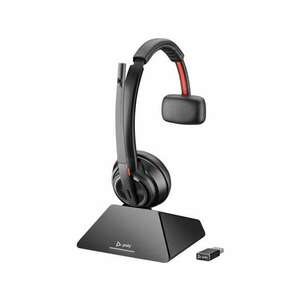HP Poly Savi 8210 Office DECT Wireless Mono Headset - Fekete kép