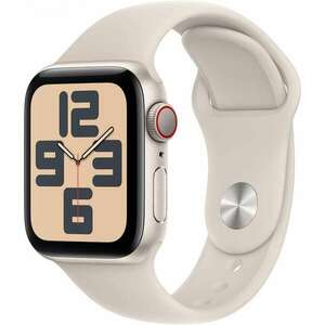 Apple Watch SE Aluminium Cellular 40mm Polarstern (Sportarmband p... kép