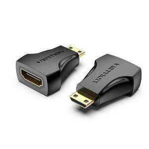 Vention mini HDMI/M -> HDMI/F (4K, fekete), adapter kép