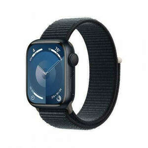 Apple Watch S9 GPS 45mm Midnight Alu Case with Midnight Sport Loop kép