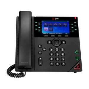 HP Poly OBi VVX 450 VoIP Telefon + PoE - Fekete (89B60AA) kép