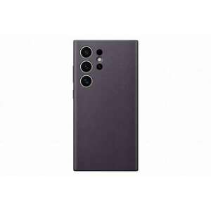 Samsung GP-FPS928HCAVW Dark Violet Vegan Leather Case / S24 Ultra kép