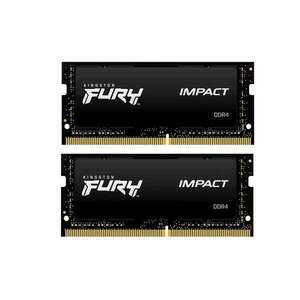 Kingston 64GB /2666 Fury Impact DDR4 Notebook RAM KIT (2x32GB) kép