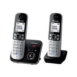 Panasonic KX-TG6822GB DECT Asztali Telefon - Fekete/Ezüst kép