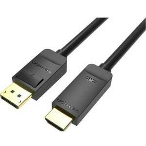 Vention Displayport 4K -> HDMI, (fekete), 1, 5m, kábel - HAGBG kép