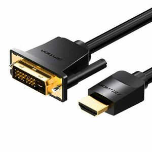 HDMI-DVI kábel 3 m-es Vention ABFBI fekete kép