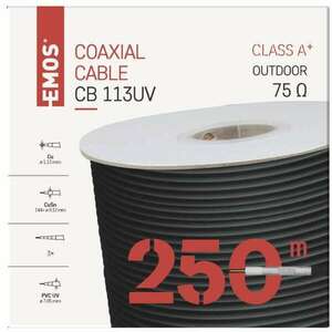 EMOS Koax kábel CB113UV 250m kép
