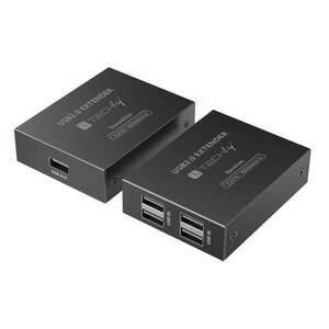 Techly IUSB-EXTEND1504P 4 portos USB 2.0 bővítő 150m-es CAT6 kábelen kép