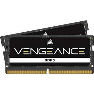 CORSAIR NB Memória VENGEANCE DDR5 32GB 5200MHz CL44 (Kit of 2), fekete kép