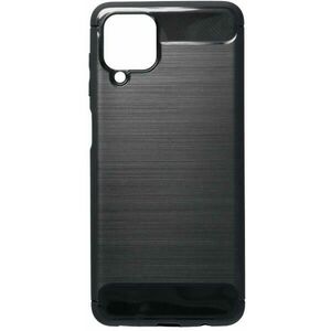 Samsung Galaxy A12 silicone cover black kép