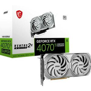 GeForce RTX 4070 Ti SUPER VENTUS 2X WHITE OC 16GB GDDR6X 256bit (V513-629R) kép