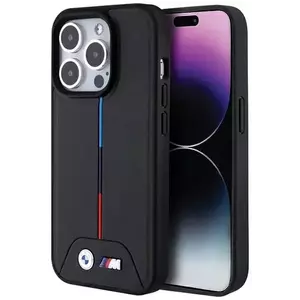 Tok BMW BMHMP15X22PVTK iPhone 15 Pro Max 6.7" black hardcase Quilted Tricolor MagSafe (BMHMP15X22PVTK) kép