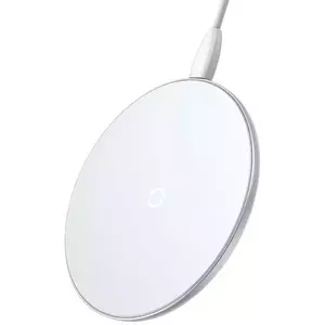 Baseus Wireless Qi inductive car charger 10W Lightning (white) (6953156272972) kép