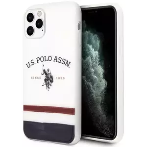 Tok US Polo USHCN58PCSTRB iPhone 11 Pro white Tricolor Pattern Collection (USHCN58PCSTRB) kép