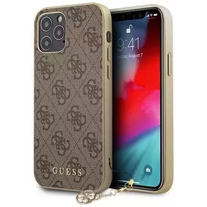 Tok Guess iPhone 12 Pro Max 6, 7" Brown hardcase 4G Charms Collection (GUHCP12LGF4GBR) kép