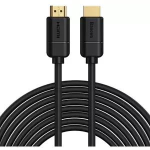 Kábel Baseus 2x HDMI 2.0 4K 30Hz Cable, 3D, HDR, 18Gbps, 8m (black) kép