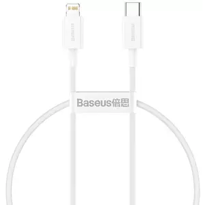 Kábel Baseus Superior Series Cable USB-C to Lightning, 20W, PD, 0, 25m (white) (6953156205291) kép
