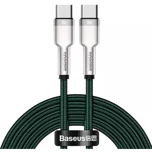 Kábel Cable USB-C to USB-C Baseus Cafule, 100W, 2m (black) kép