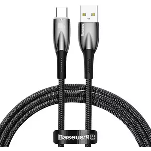 Kábel USB cable for USB-C Baseus Glimmer Series, 100W, 1m (Black) kép
