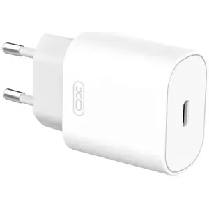 Töltő XO L91 Wall Charger, USB-C, 25W + USB-C to Lightning Cable (White) (6920680808403) kép