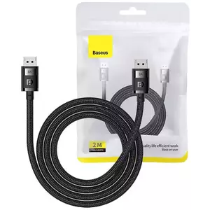 Kábel DP 8K to DP 8K cable Baseus High Definition 2m, black (6932172630324) kép