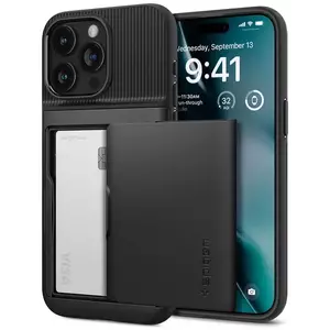 Tok Spigen Slim Armor CS, black - iPhone 15 Pro (ACS06728) kép