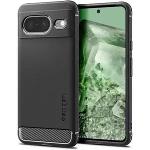 Tok Spigen Rugged Armor matte black - Google Pixel 8 (ACS06277) kép