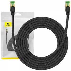 Kábel Baseus Braided network cable cat.8 Ethernet RJ45, 40Gbps, 3m (black) kép