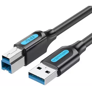 Kábel Vention USB 3.0 A to USB-B print cableCOOBD 2A 0.5m Black PVC kép