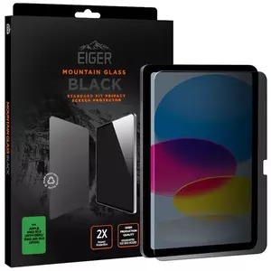 TEMPERED KIJELZŐVÉDŐ FÓLIA Eiger Mountain Black Privacy Tablet Screen Protector for iPad 10.9 (10th Gen) / iPad Air 10.9 (2024) kép