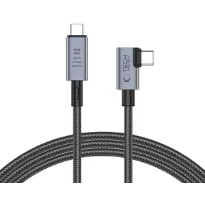 Kábel TECH-PROTECT ULTRABOOST MAX ”L” USB 4.0 8K 40GBPS TYPE-C CABLE PD240W 150CM GREY (5906302309252) kép