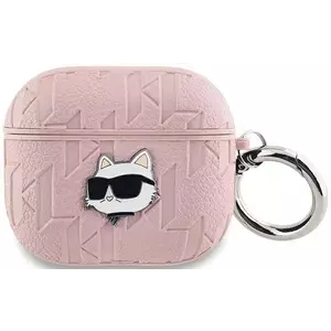 Tok Karl Lagerfeld KLA3PGCHPP AirPods 3 cover pink Monogram Choupette Head (KLA3PGCHPP) kép