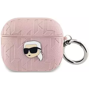 Tok Karl Lagerfeld KLA3PGKIPP AirPods 3 cover pink Monogram Karl Head (KLA3PGKIPP) kép