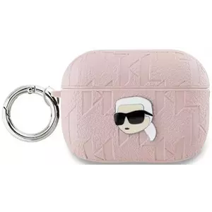 Tok Karl Lagerfeld KLAP2PGKIPP AirPods Pro 2 (2022/2023) cover pink Monogram Karl Head (KLAP2PGKIPP) kép