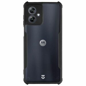 Tactical Quantum Stealth tok Motorola G54 5G/Power Kiadás számára, áttetsző/fekete kép