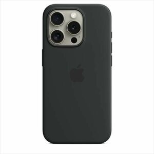 Apple iPhone 15 Pro Max Szilikontok MagSafe-vel - Fekete kép