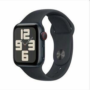 Apple Watch SE GPS + Cellular 40mm Midnight Aluminium Case Midnight Sport szíjjal - M/L kép