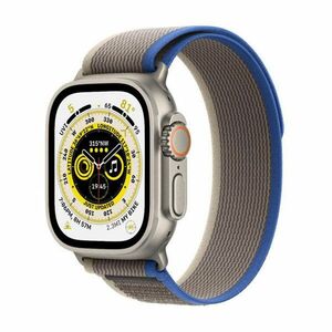 Apple Watch Ultra GPS + Cellular 49mm Titanium Case kék/kozmikus szürke Trail Szíjjal - M/L kép