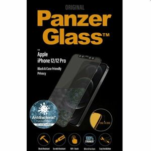 Védőüveg PanzerGlass Case Friendly AB for Apple iPhone 12 Pro, fekete kép